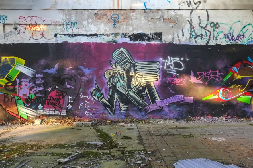 graffiti - razon - urbex - kabelwerk oberspree - berlin köpenick