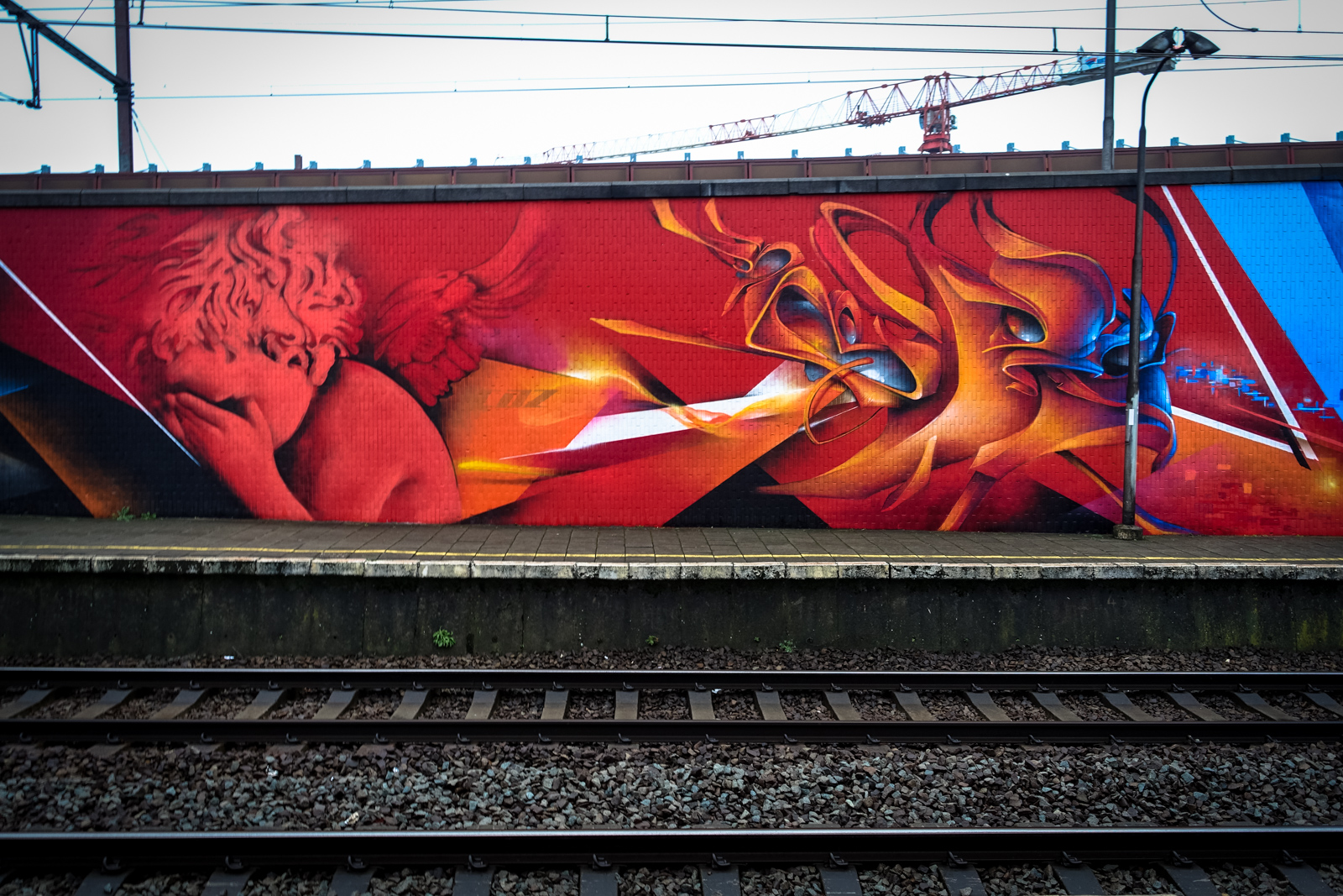 graffiti at railway station berchem antwerp URBANPRESENTS